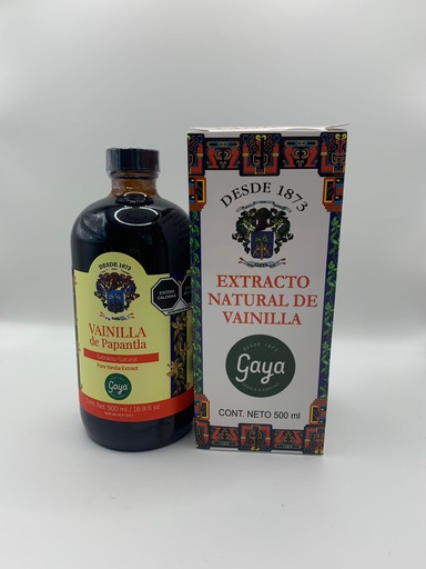 [GPE0104] Extracto Natural de Vainilla Gaya  de 500 ml